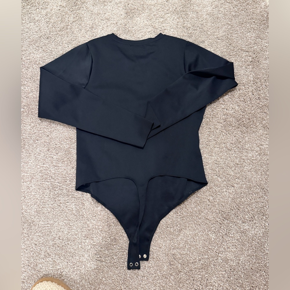 NWT Good American The Sculpting Modern Long Sleeve Bodysuit size XL - Picture 7 of 11